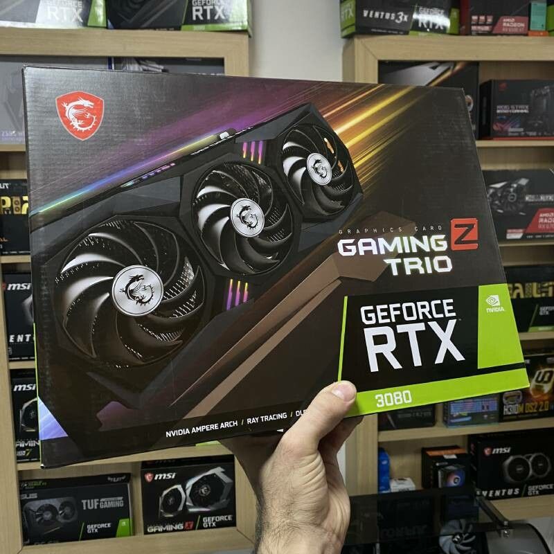GeForce MSI RTX 3080 Gaming Z Trio 10GB (Usada full box)