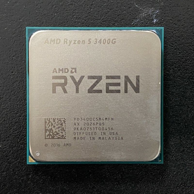 Microprocesador AMD Ryzen 5 3400G (Usado sin caja)
