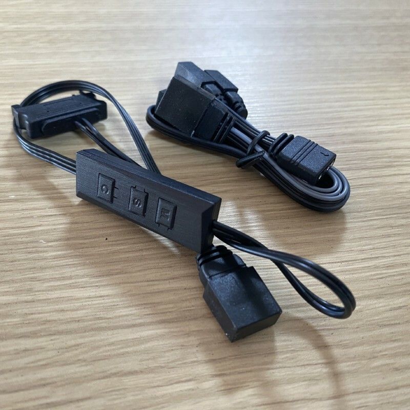 Controlador Rgb Digital Addressable 5v 3pines + Splitter 1×4
