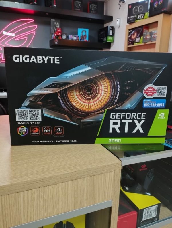 GeForce Gigabyte RTX 3090 24GB (Usada full box)
