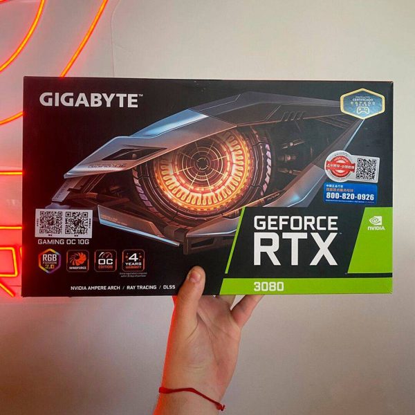 GeForce Gigabyte RTX 3080 10GB Gaming OC (Usada full box)