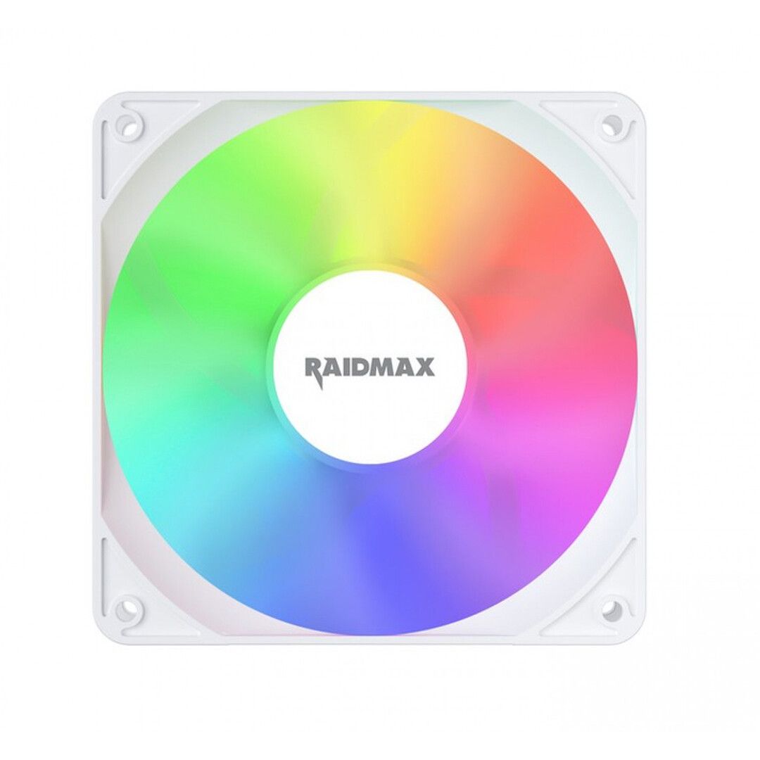 Cooler FAN Raidmax X-AIR Wh 120mm ARGB PMW