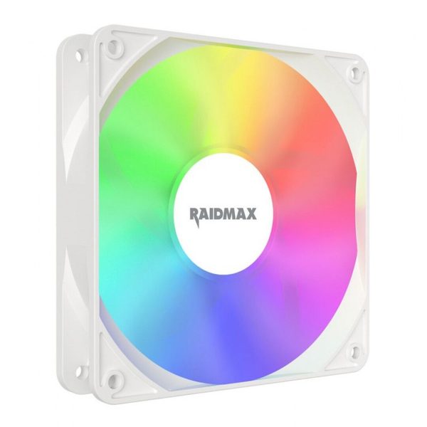 Cooler FAN Raidmax X-AIR Wh 120mm ARGB PMW - Imagen 2