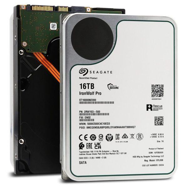 Disco HDD 16TB Seagate Skyhawk AI (Usado sin caja)