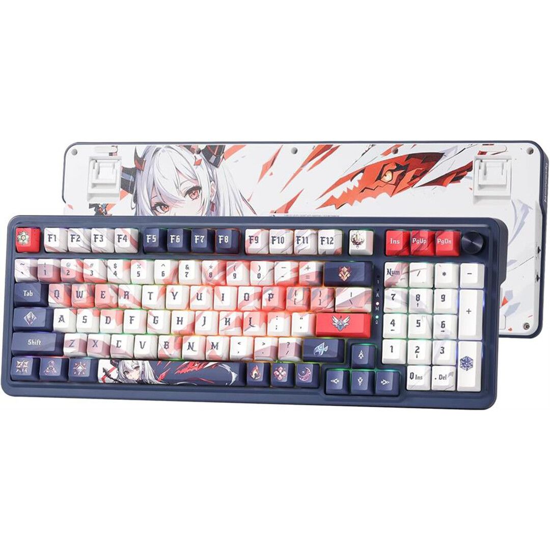 Teclado Redragon Eisa – K686AK-RGB-PRO EN – Negro y Blanco
