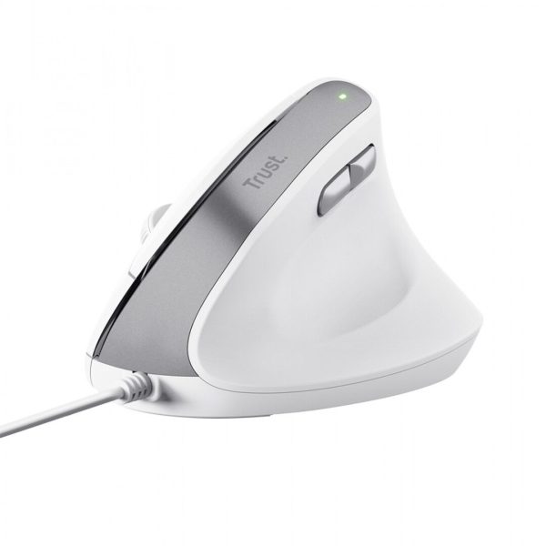 Mouse Trust Bayo Ii Ergo Wired White - Imagen 2