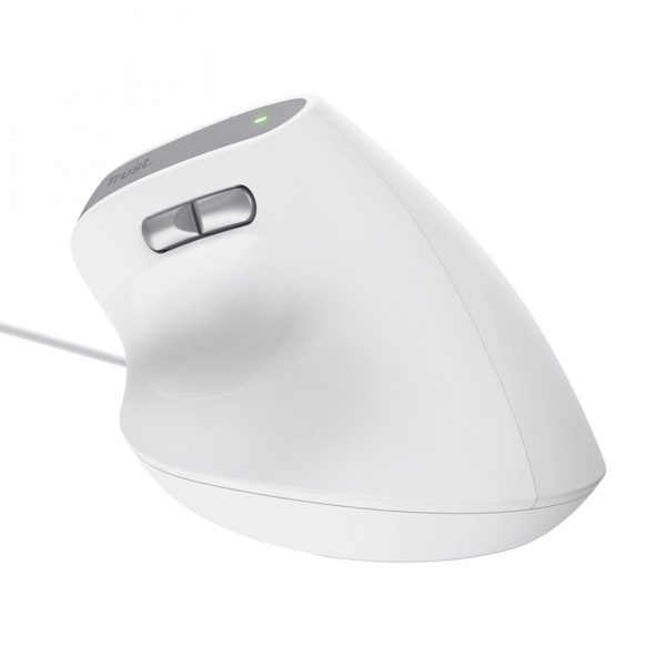 Mouse Trust Bayo Ii Ergo Wired White - Imagen 3