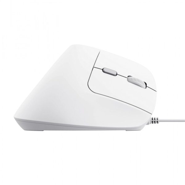 Mouse Trust Bayo Ii Ergo Wired White - Imagen 4