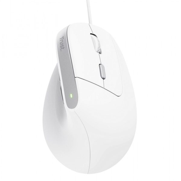 Mouse Trust Bayo Ii Ergo Wired White - Imagen 5