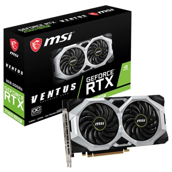 GeForce MSI RTX 2060 Super Ventus GP 8Gb OC (Usada full box)