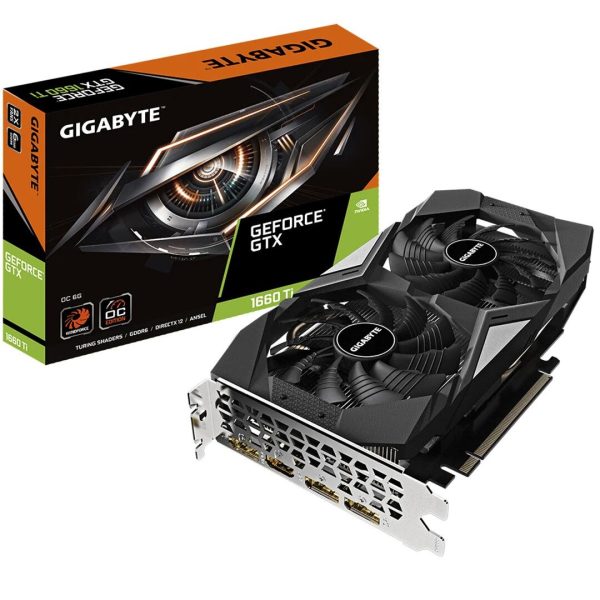 GeForce Gigabyte GTX 1660 ti 6GB OC (Usada sin caja)