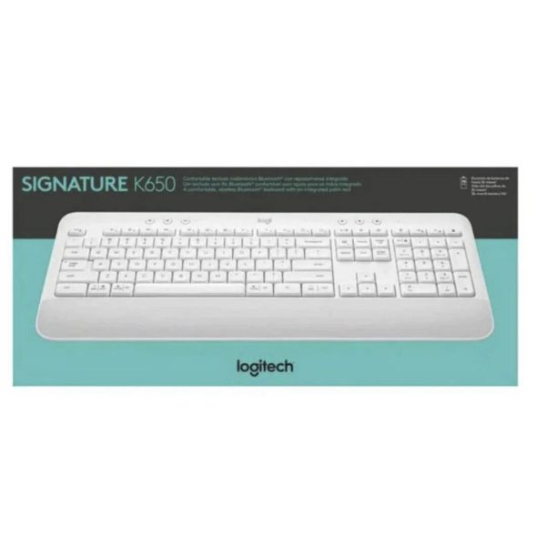 Teclado Logitech inalámbrico K650 Blanco