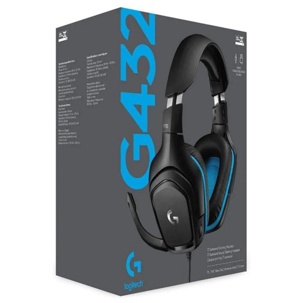 Auricular Logitech G432 Negro