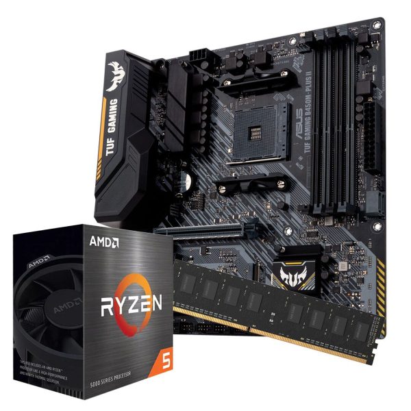 COMBO #1 | AMD Ryzen 5 5600X - B450M PLUS II - DDR4 16GB 3200Mhz