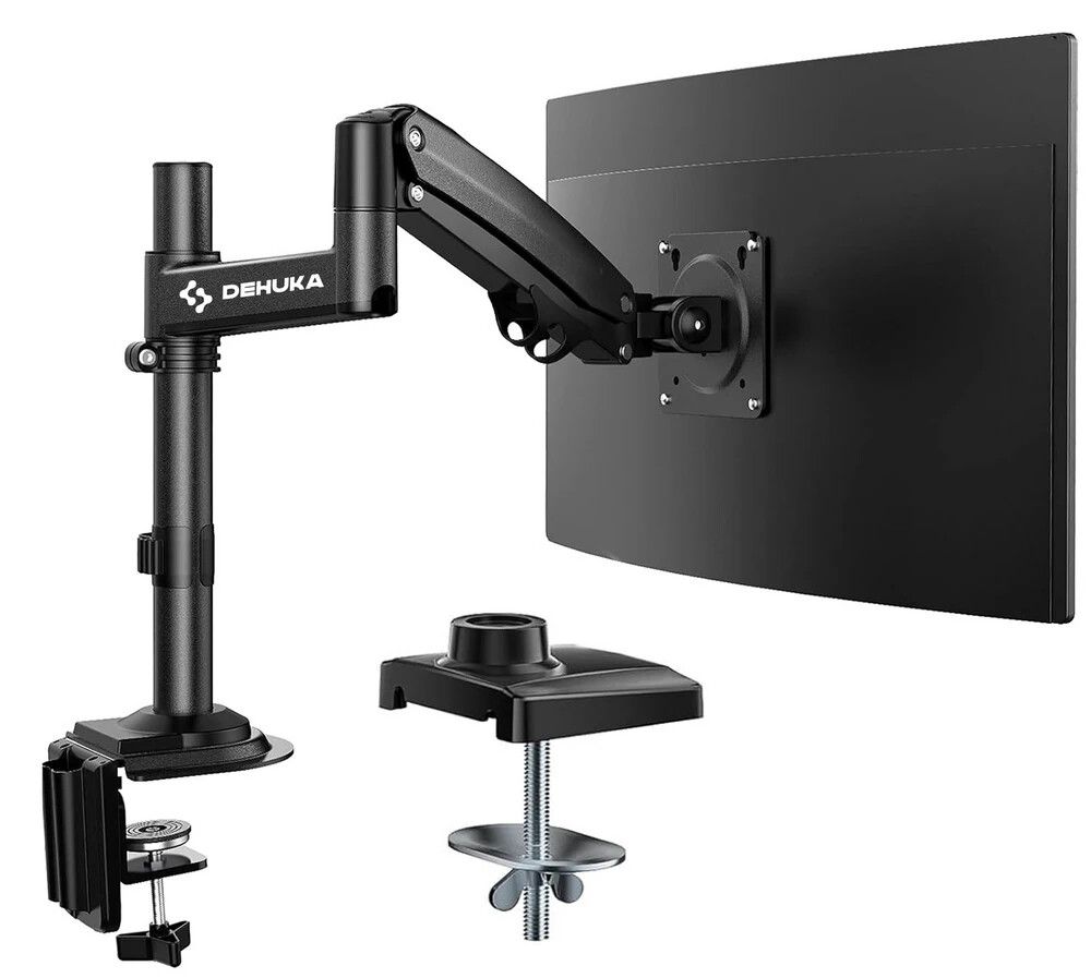 Soporte brazo hidraulico Dehuka giratorio para monitor 17» a 32»