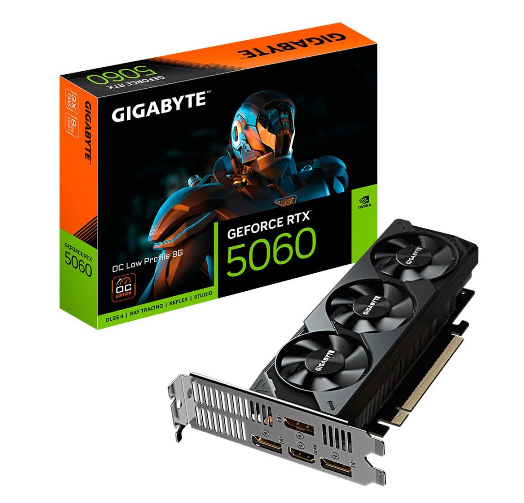 GeForce Gigabyte RTX 5060 OC 8GB (Low Profile)