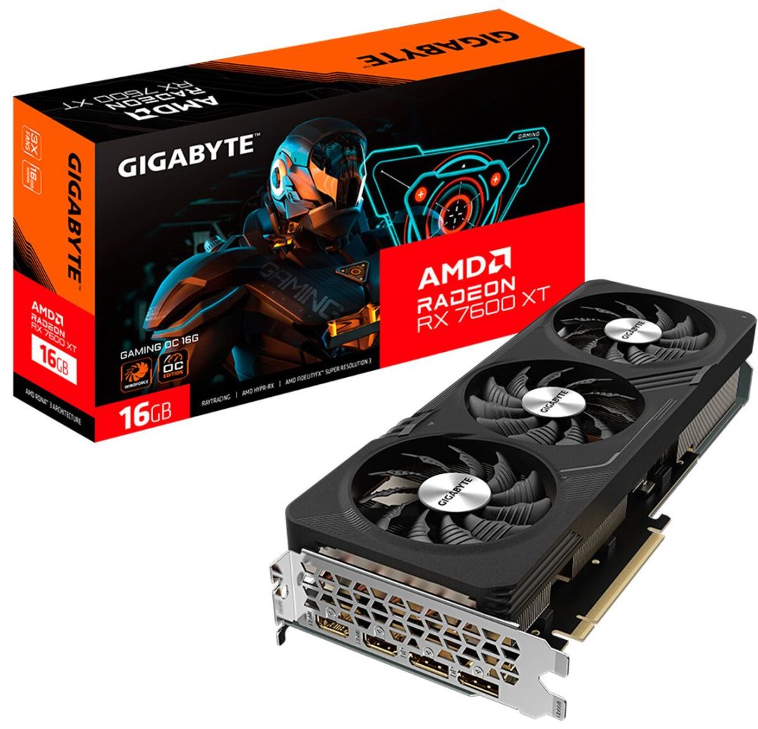 Radeon Gigabyte RX 7600 XT Gaming OC 16GB