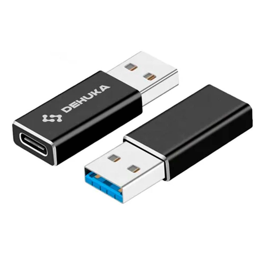 Adaptador USB C a USB A Dehuka Negro