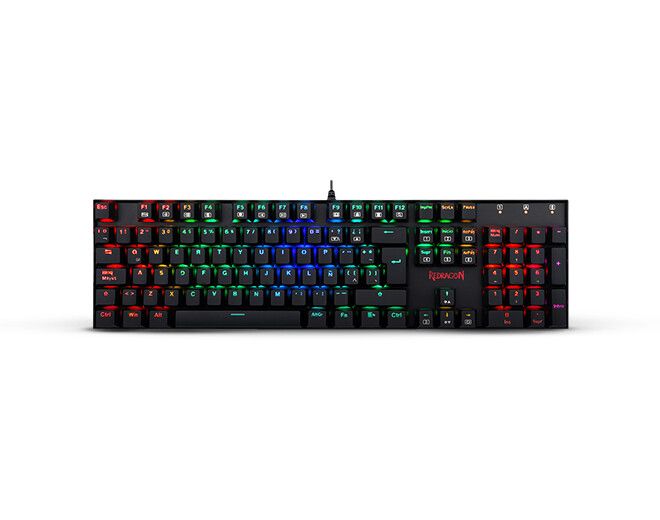 Teclados Redragon Mitra Black red switch spanish K551RGB-1-SP