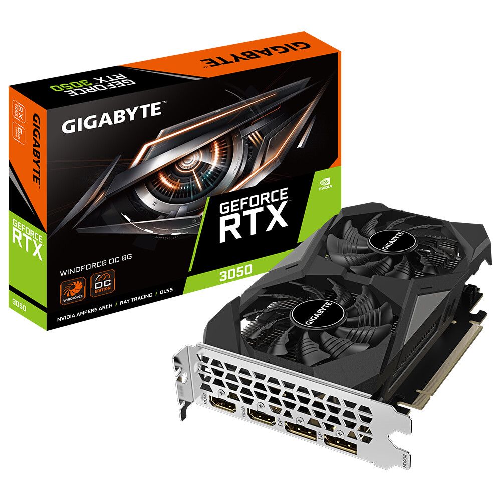 GeForce Gigabyte RTX 3050 6GB