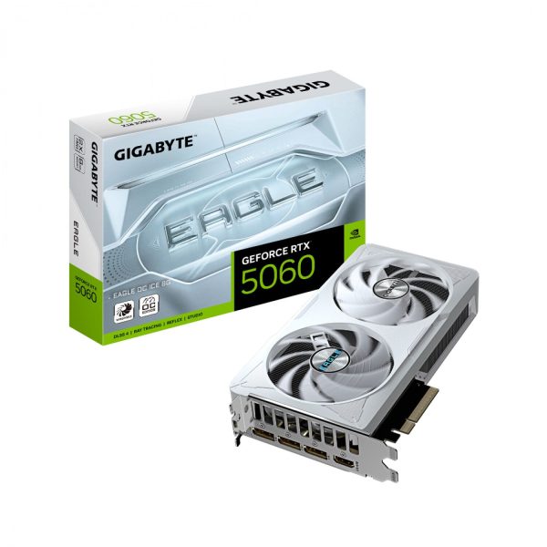 GeForce Gigabyte RTX 5060 Eagle OC ICE 8GB White