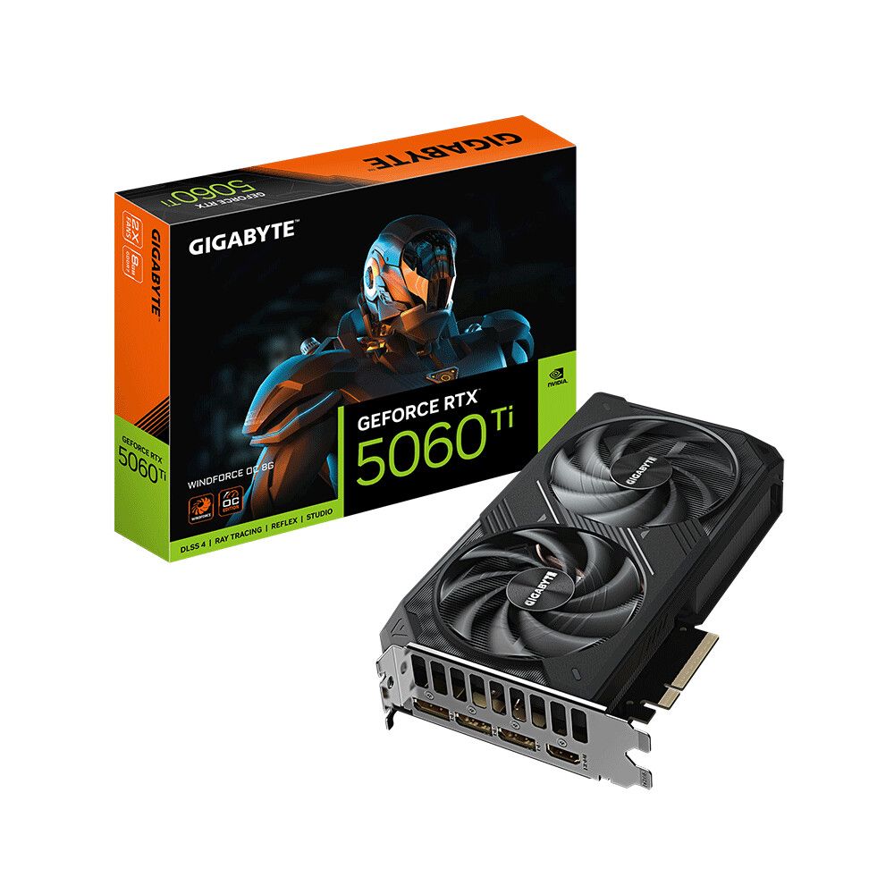 GeForce Gigabyte RTX 5060 ti WindForce 8GB
