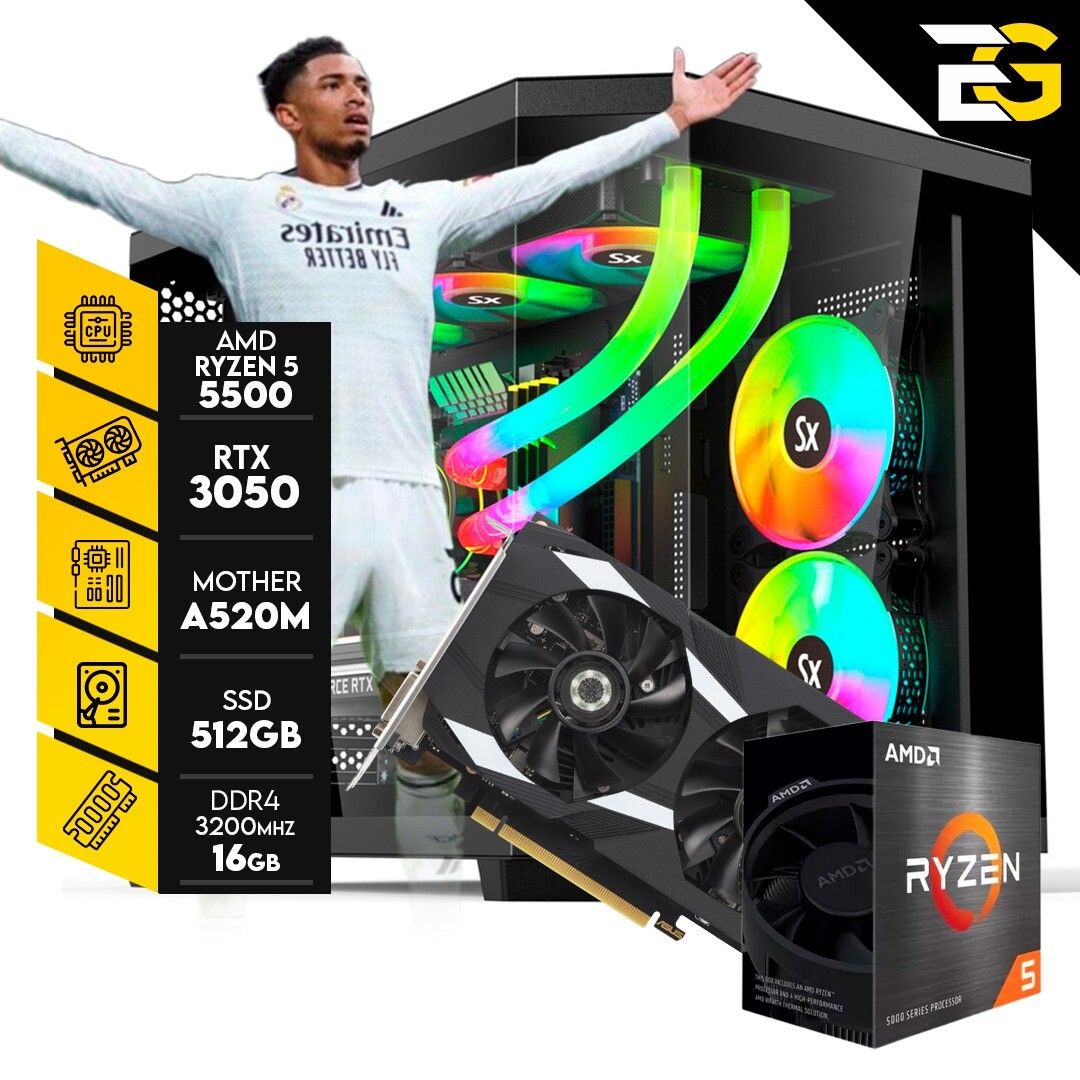 PC GAMER – FIFA | R. 5 5500 – 16 GB RAM – 1660 SUPER – 512 SSD