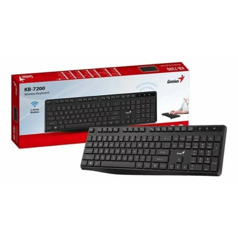 Teclado Genius wireless RS2 KB-7200 Black