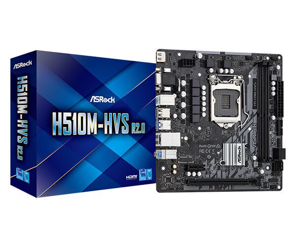 Motherboard Asrock H510M-HVS R2.0 (Usada full box)