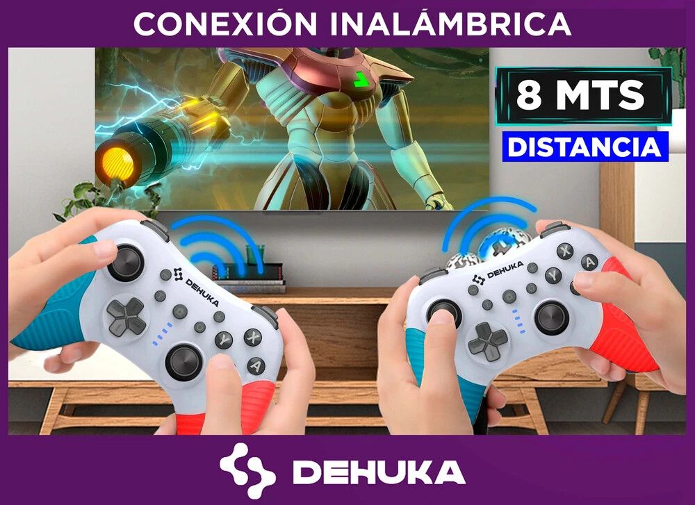 Joystick Inalámbrico Compatible Con Nintendo Switch Oled Pc Android Steam Dehuka HS-SW510X