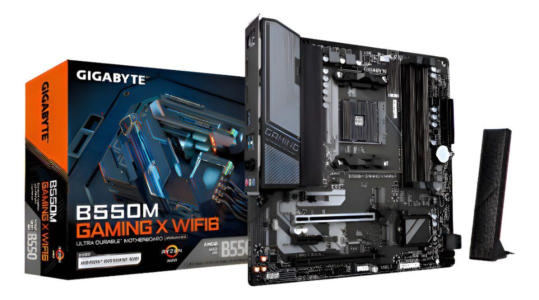 Mother Gigabyte B550m Gaming X Wifi6 Amd Am4 Color Negro