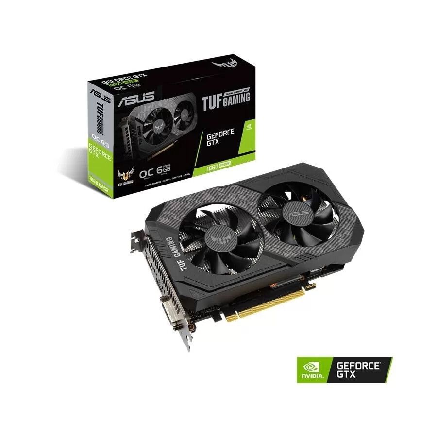 GeForce Asus GTX 1660 Super TUF Gaming 6GB (Usada full box)