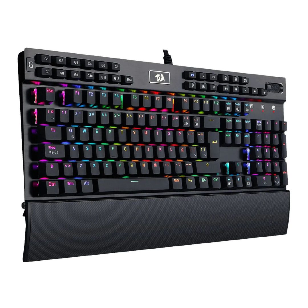 Teclado Redragon Yama BLACK Qwerty Outemu Purple Español Lat Blanco Español Latinoamérica (Usado sin caja)