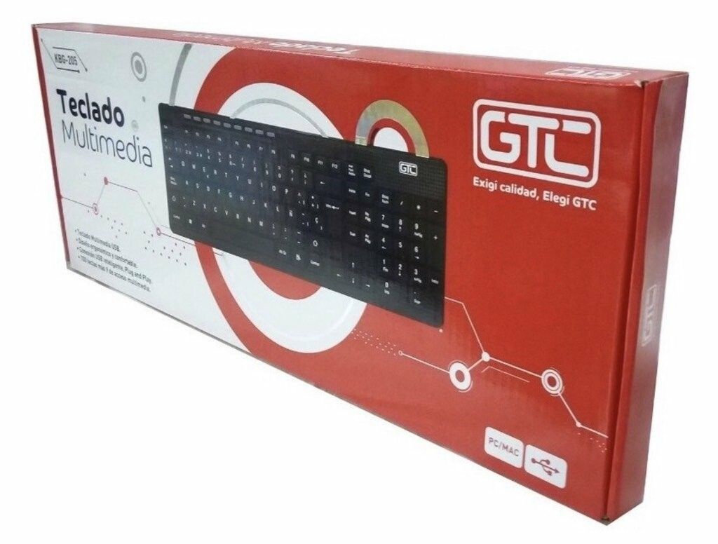 Teclado GTC Membrana KBG-204 (Usado full Box)