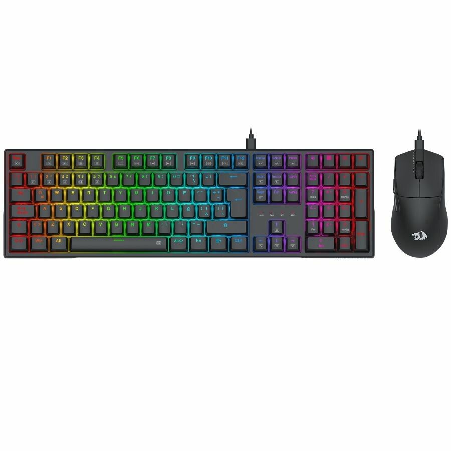 Kit Teclado y Mouse Redragon 2 en 1 (K668 + M724) Kit Teclado y Mouse Redragon 2 en 1 (K668 + M724)