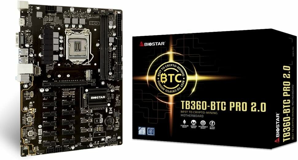 Motherboard Biostar Tb360-btc Pro 2.0 (Usada full box)