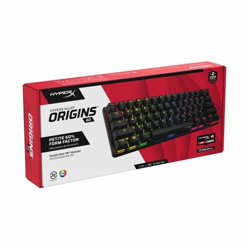 Teclado HyperX Alloy Origins 60 Switch HyperX HKBO1S-RB-US/G Teclado HyperX Alloy Origins 60 Switch HyperX HKBO1S-RB-US/G