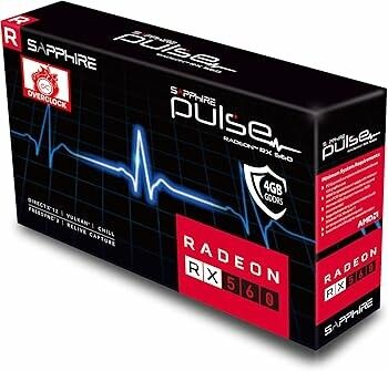 Sapphire Pulse Radeon RX 560 4gb ( Usada sin Caja)