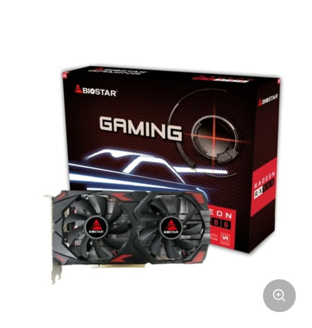 Biostar RX 570 4gb Gaming ( Usada Sin Caja)