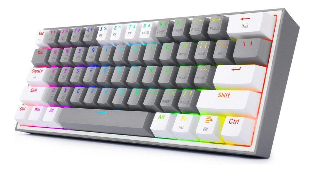 Teclado Redragon K616-RGB Fizz Pro Grey/White