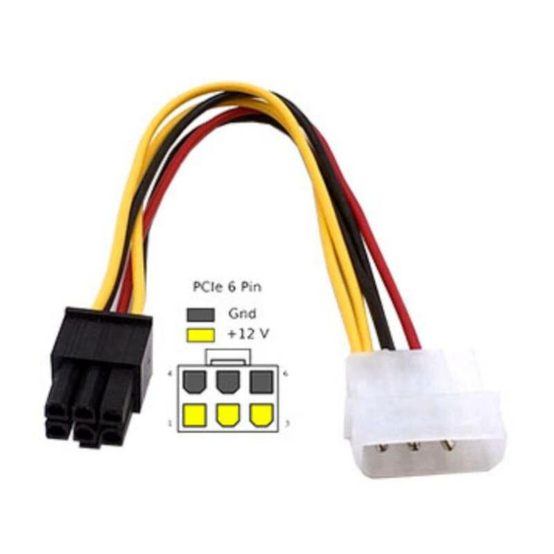 Cable Molex a PCIe Cable Molex a PCIe