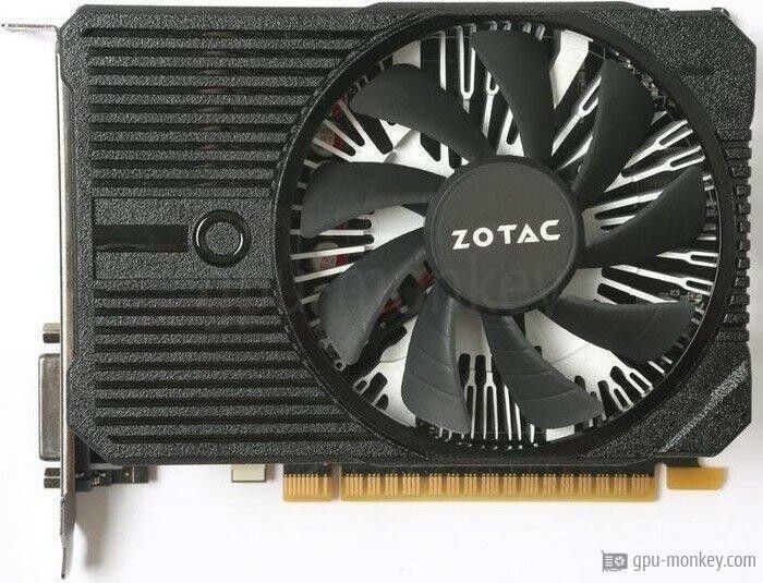 GeForce Zotac GTX 1050 2GB (Usada sin caja)