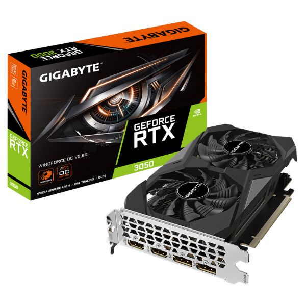 GeForce Gigabyte RTX 3050 6GB (Usada full box)