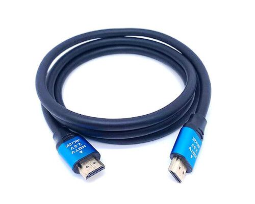 Cable HDMI Dinax 5 Metros 4K Macho a Macho Negro/Azul Revestimiento Niquelado