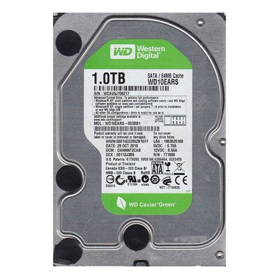 Disco HDD 1TB Western Digital Green (Usado sin caja)