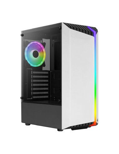 Gabinete Gamer Aerocool Bionic White Rgb Vidrio G-wt-v2 ( Usado sin caja)