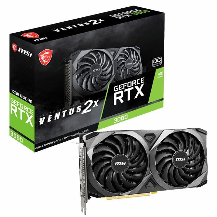 GeForce MSI RTX 3060 Ventus 2X 12GB OC