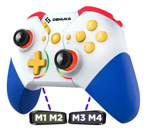 Joystick Inalámbrico Compatible Con Nintendo Switch Oled Pc Android Steam Dehuka HS-SW531W Joystick Inalámbrico Compatible Con Nintendo Switch Oled Pc Android Steam Dehuka HS-SW531W