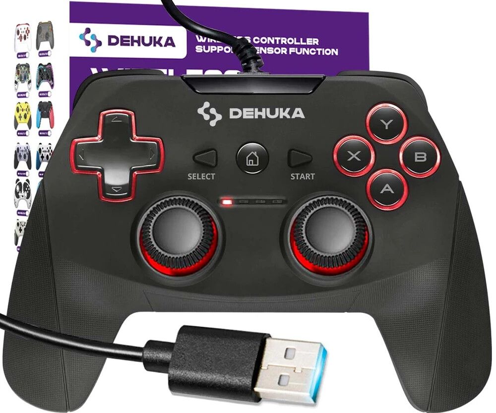 Joystick Ergonomico X-input/d-input Compatible Con Pc P3 Computadora Steam Notebook Tv Box Android Dehuka hs-ps3219 - Imagen 4