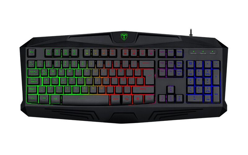 Teclado T-Dagger Tanker Black Rainbow